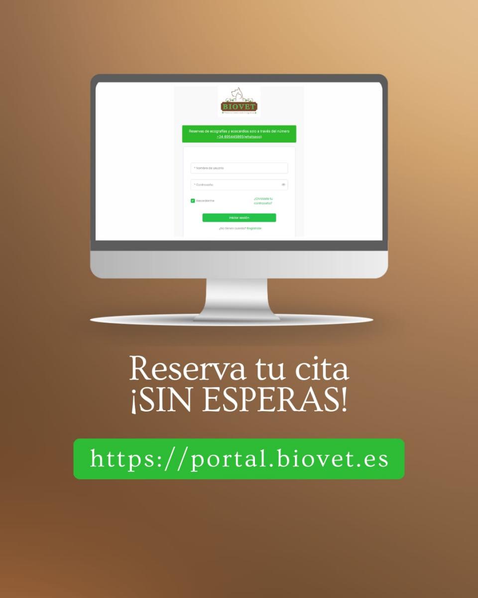 Reserva Biovet Online